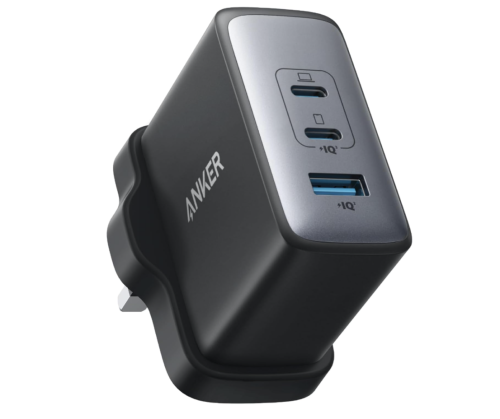 انكر - فيش جداري بمنفذين تايب سي ومنفذ يو اس بي بق...