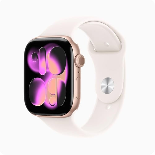 Apple Watch Series 11 - الومنيوم - ذهبي وردي (Rose...