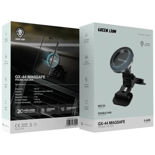 حامل الهاتف Green Lion GX-44 MagSafe - أسود