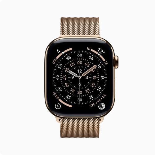 Apple Watch Series 11 - التيتانيوم - الذهبي (Gold...
