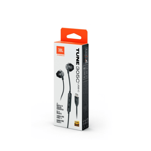 JBL Tune 305C سماعة سلكية Hi-Res بتوصيل USB-C