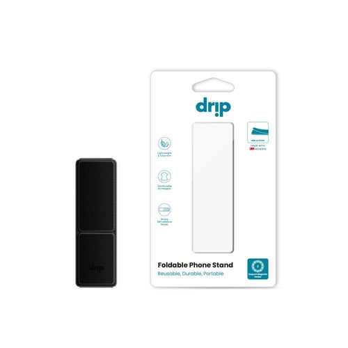 قاعدة جوال قابلة للطي – أسود