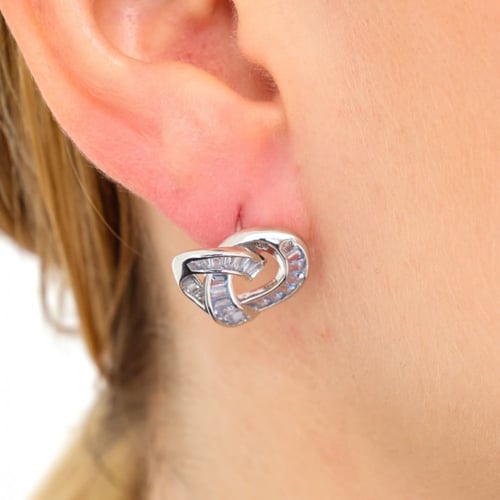 حلق اذن ناعم - فضة عيار 925 - حلق تألق