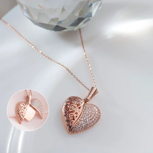 سلسال الماسة لون روز