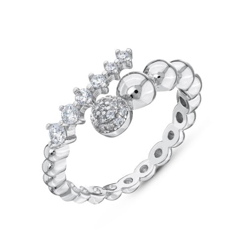 خاتم فضة نسائي عيار 925