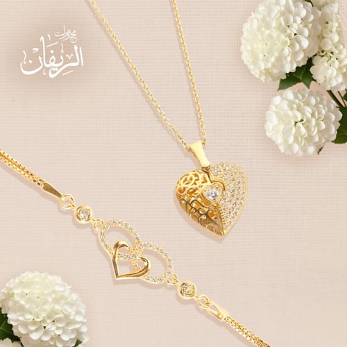مجموعة طقم ، سلسال مخصص بالاسم مع اسوارة ، طقم الم...