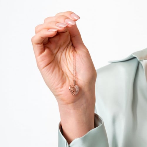 سلسال الماسة لون روز