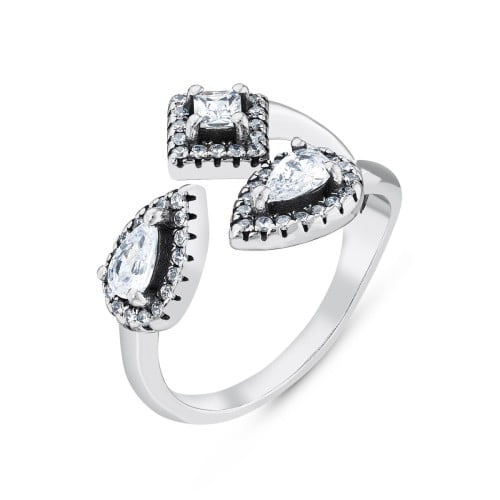 خاتم فضة نسائي عيار 925