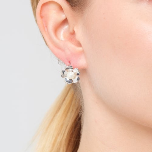 طقم تأُلق - طقم لولو زراعي طبيعي - فضة عيار 925