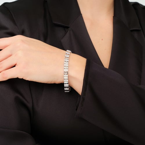 أسوارة فضة نسائية مرصعة بأحجار زركون - أسوارة أمجا...