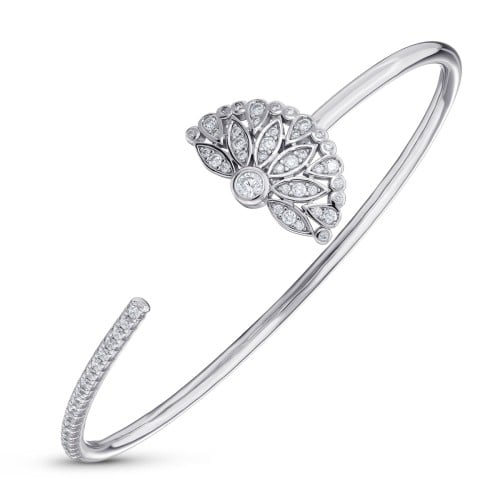 بنجرة فضة مرصعة بأحجار زركون - بنجرة الشهاب