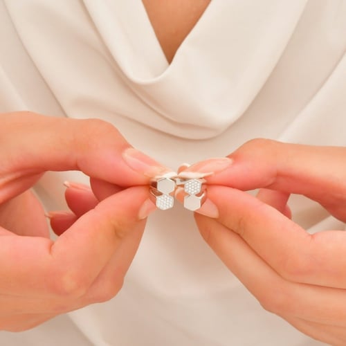 خاتم فضة نسائي عيار 925