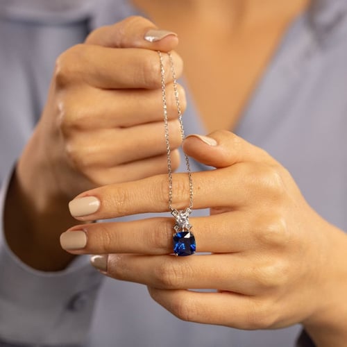 قلادة فضة عيار 925 - قلادة رونق