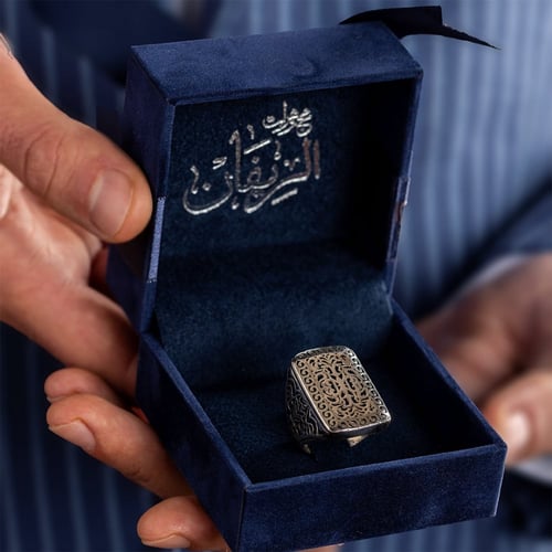 خاتم رجالي فضة عيار 925 - خاتم السلطان