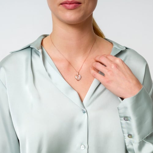 سلسال الماسة لون روز