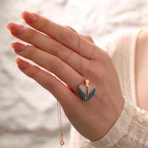 سلسلة بالاسم فضة عيار 925 مطلية ذهب - سلسال ريحانة