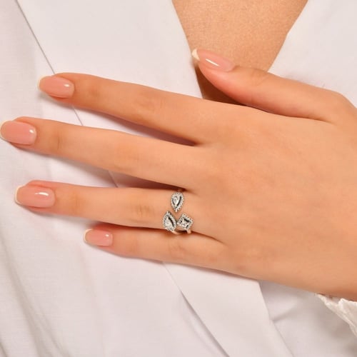 خاتم فضة نسائي عيار 925