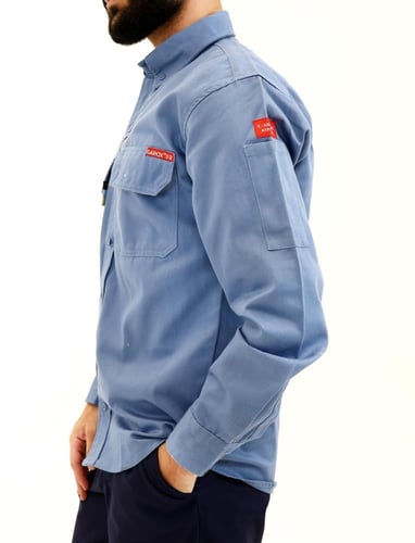 قميص مقاومة للحريق وحماية من اللهب cat2