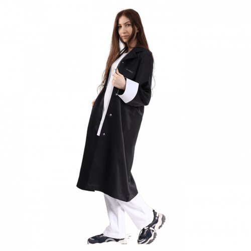 لاب كوت اسود نسائي