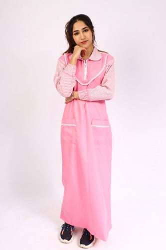 مريول شيال ابتدائي كويتي حركات مع جيبين قماش شتوي