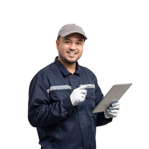 بدلة صيانة مع العواكس