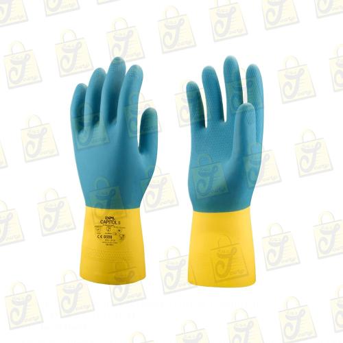 قفازات كيميائية بلاستيكية عادية