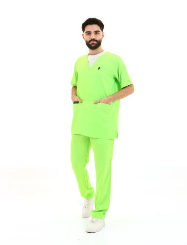 سكراب طبي رجالي أخضر عالي الإضاءة – طوارئ ومساعدين...