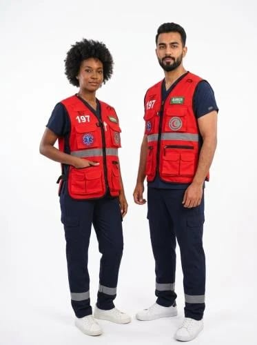 سترة مسعف الهلال الاحمر EMERGENCY