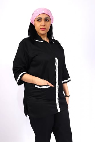 زي عاملات 2 قطعة كويتي موديل رقم 2014