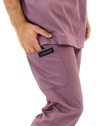 سكراب طبي لبس عمليات رجالي موف - تصميم عصري ومريح