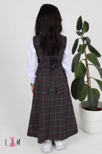 شيال مريول روضه كحلي على عودي جيبين امامي 0105 بدو...