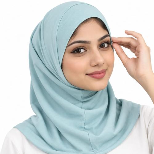 حجاب عاملة قصير الوان مختلفة