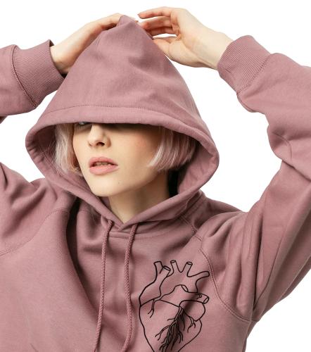 بلوفر هودي بناتي هبة القلب