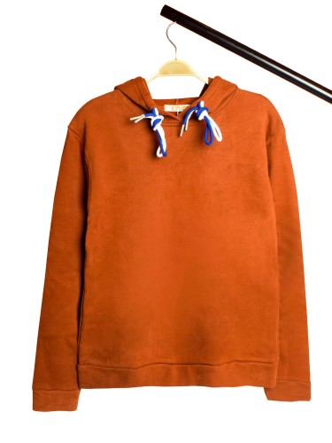 بلوفر برتقالي غامق صوف