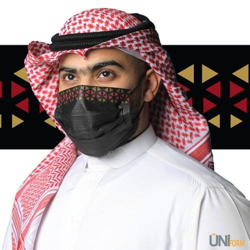 كمام تراثية لون اسود الفخامة ( 50 كمام )