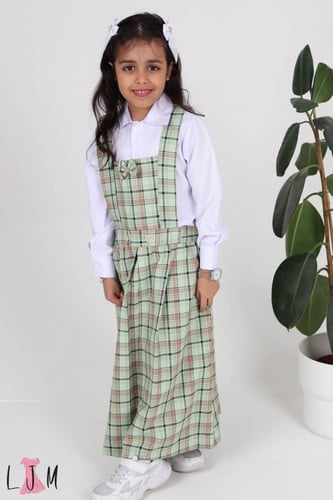 مريول روضه ببيونه مع مطاط جانبين 0106