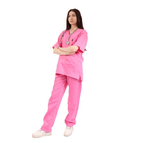 سكراب طبي وردي - نسائي