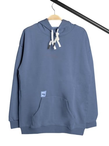 بلوفر رصاصي غامق صوف