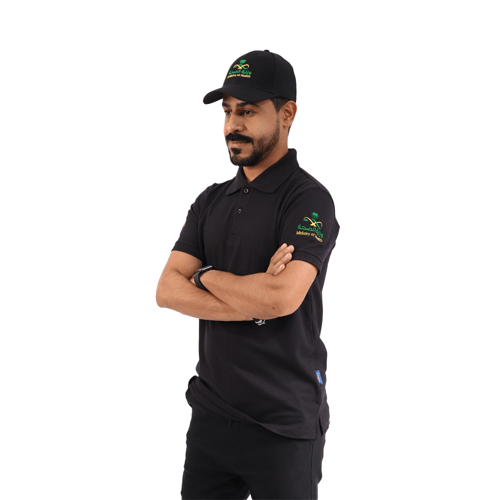 تيشرت مطرز بشعار وزارة الصحة للجنسين