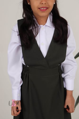 مريول روضه زيتي مع مطاط جانبي 1066