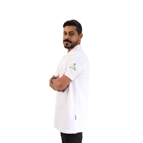 تيشرت مطرز بشعار وزارة الصحة للجنسين