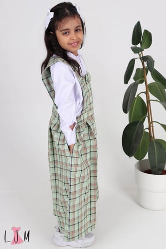 مريول روضه ببيونه مع مطاط جانبين 0106