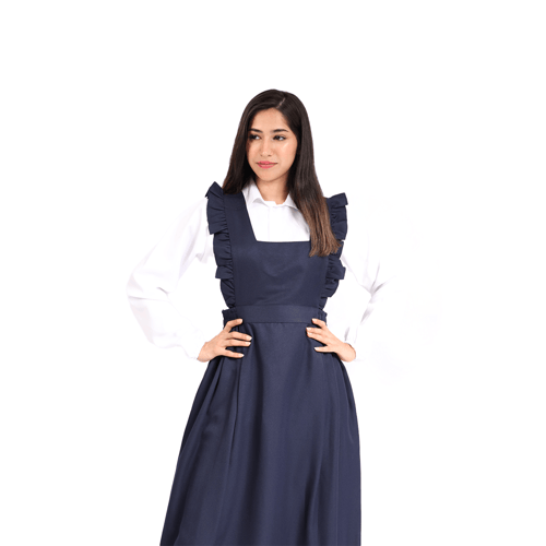 مريول ثانوي كحلي شيال بكشكشه موديل التفوق