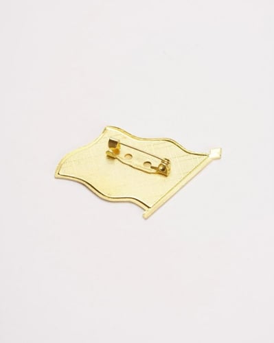 بروش معدني شكل علم اليوم الوطني 92