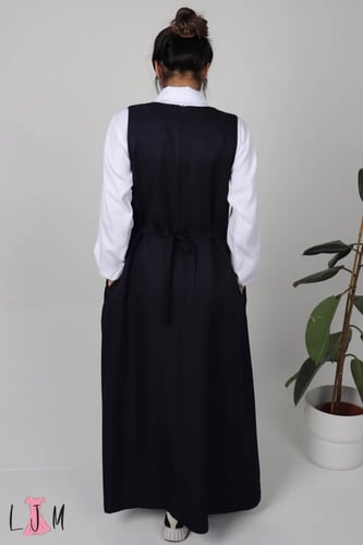 مريول كحلي شيال شكل سبعة جديد