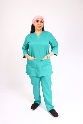 زي عاملات بدلة شغالة 2 قطعة موديل رقم 2007