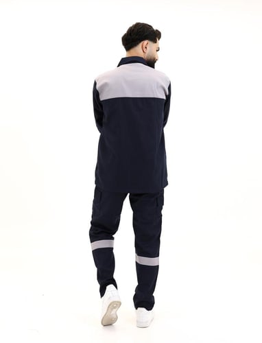 بدلة عمال تداخلات تعطيم رصاصي موديل 102