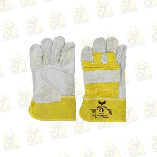 قفازات جلد قماشي