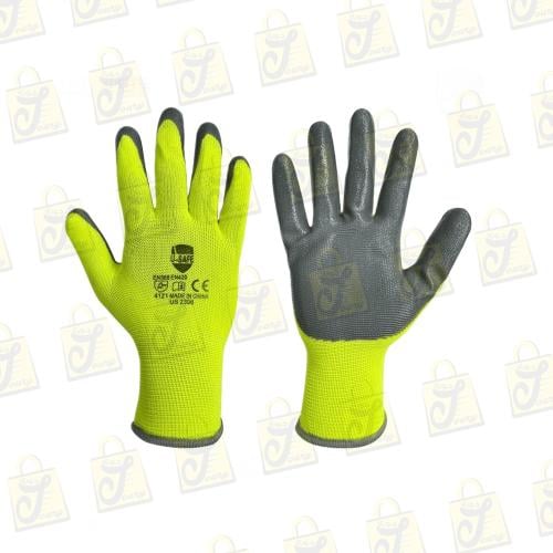 قفازات قماشية لونين مبطن بطبقة نايلون عازلة