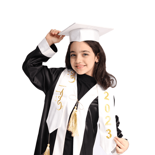 طقم روب تخرج للصغار الوان مختلفة